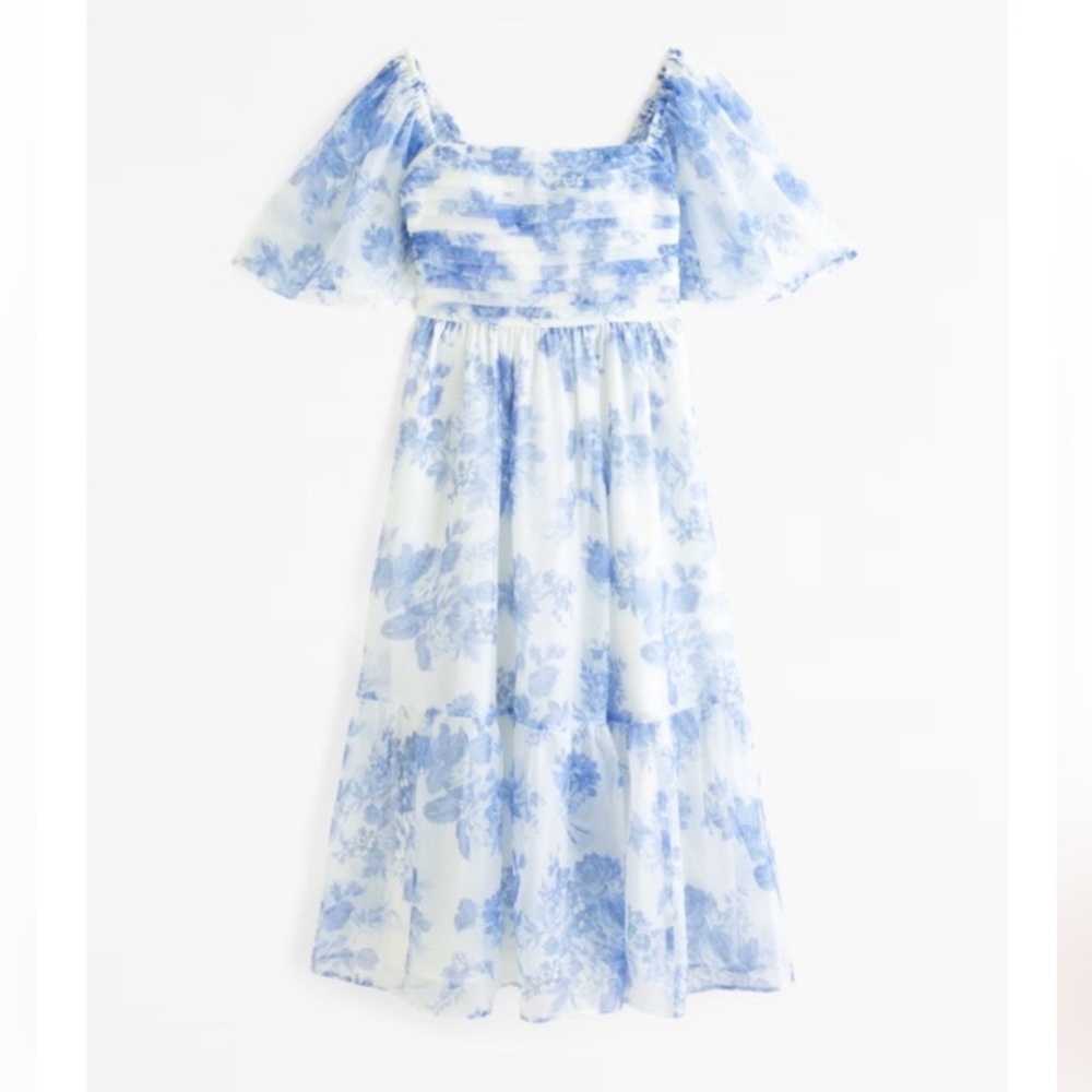 Abercrombie & Fitch Blue Floral Dress